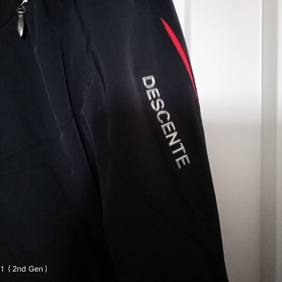 Men's Descente Ski Jacket Size Medium Black - Picture 3 of 14
